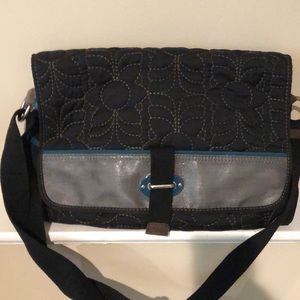 Like New- FOSSIL Key Per Quilted Messenger Crossbody